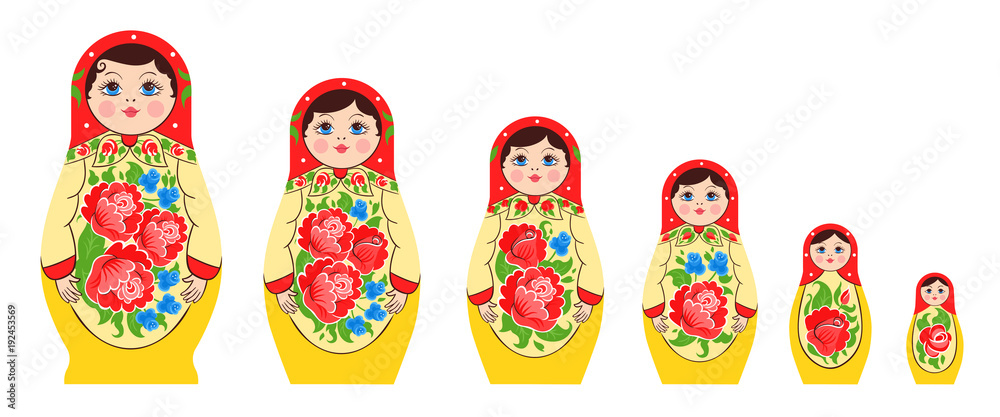 Nested Russian Doll Set