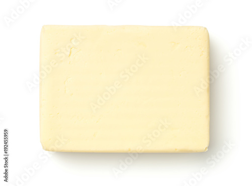 Butter Isolated on White Background