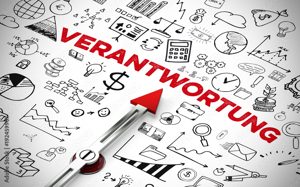 Verantwortung als Konzept mit Icons Stock Illustration Adobe Stock