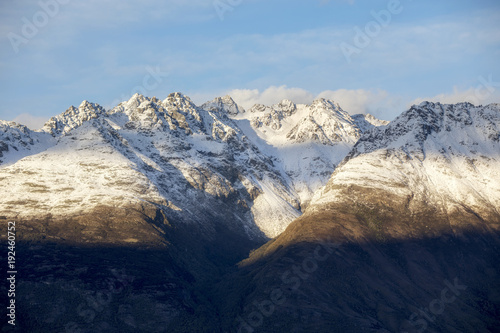 Tooth Peaks close up, Glenorchy, New Zealand