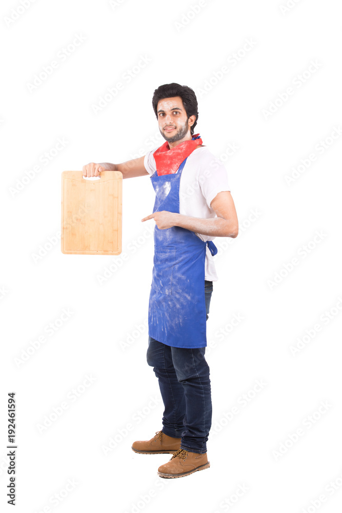 pointing to a cutting board pointing to a cutting board