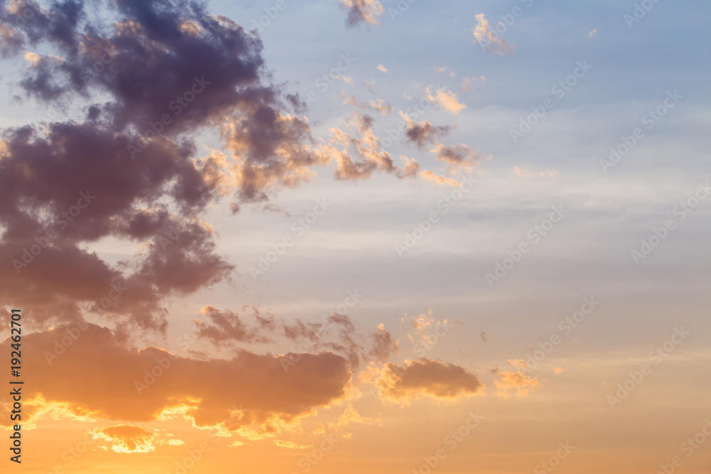 colorful dramatic sky with cloud at sunset. colorful dramatic sky with cloud at sunset.