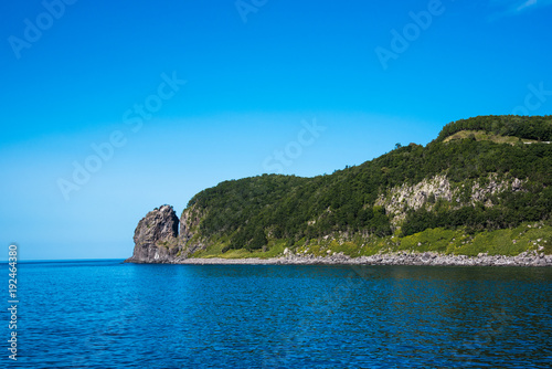 知床観光船からの景色 プユニ岬