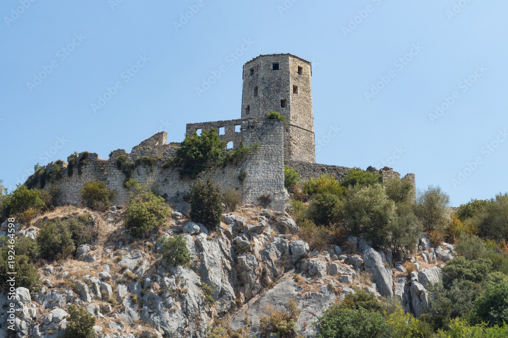Beautiful ancient city fortess of Pocitelj