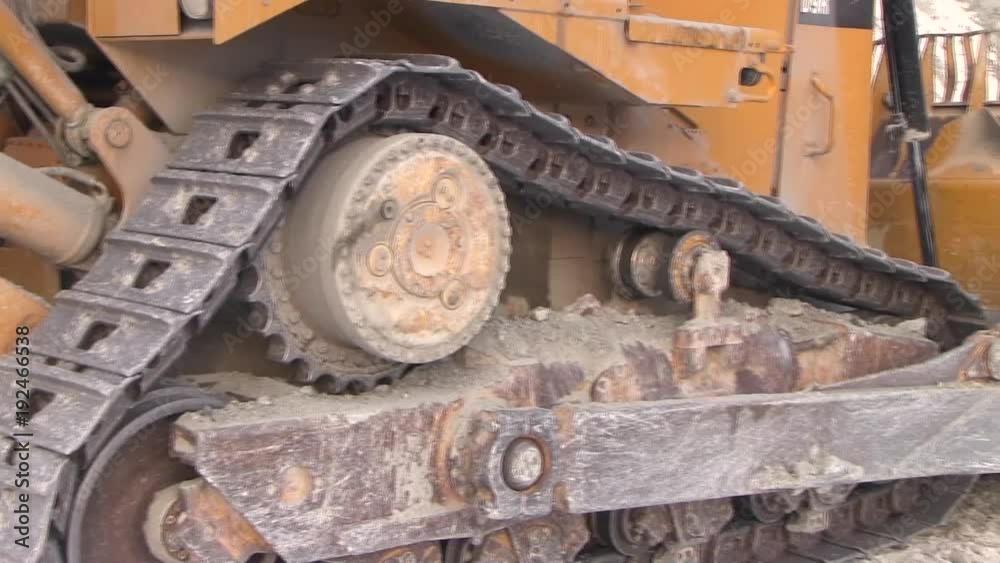 Machines for working in mines and quarries. Powerful modern tractor ...