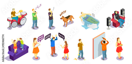 Neighbors Relations Isometric People