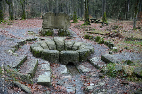 Sprinkling the Source of the Ohře River in the Smrcina Reservation photo