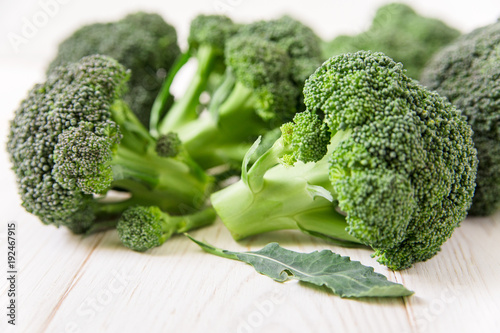 broccoli background.close-up view.healthy green food concept