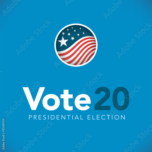 Election header banner with Vote