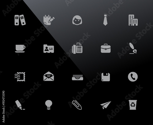 Office & Business Icons // 32px Series - Vector icons adjusted to work in a 32 pixel grid.