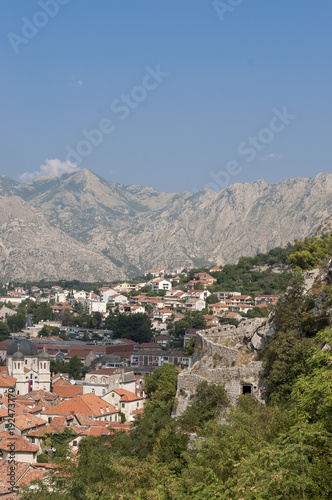 Montenegro August Summer Kotor Ski over Town