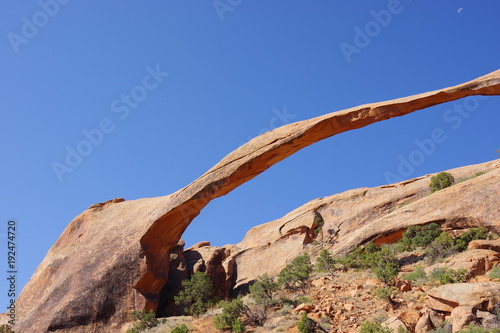 Landscape Arch with blue sky