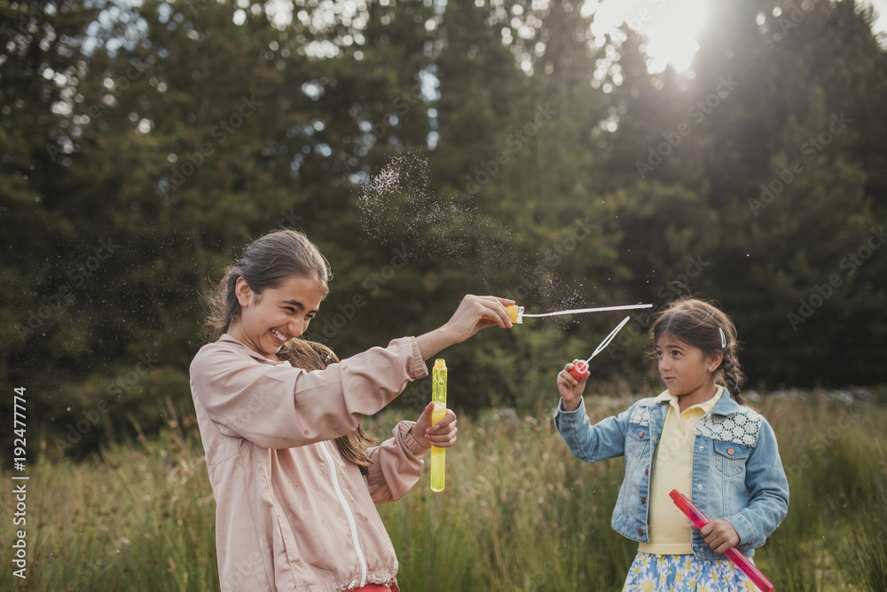 Fototapeta premium Siblings Being Playful