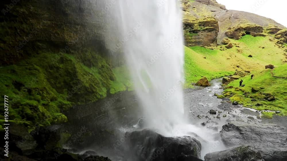 Stunning Kvernufoss waterfall, Iceland, Europe. Stunning Kvernufoss waterfall, Iceland, Europe.
