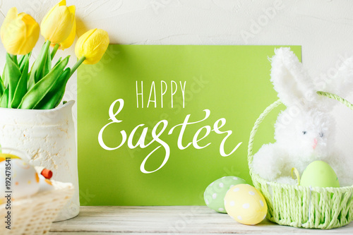 Canvas Print Happy Easter