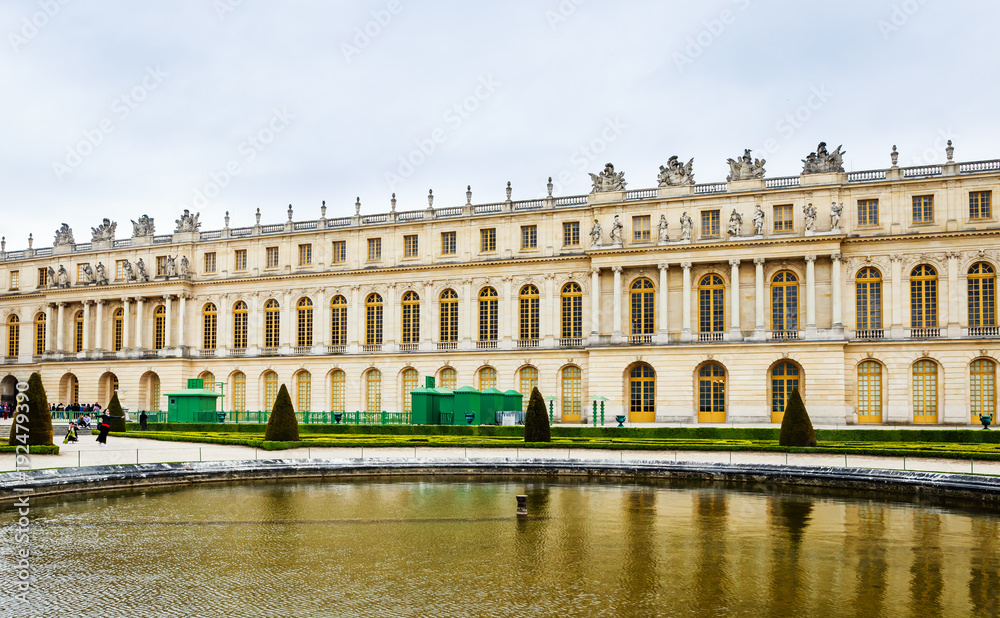 Versailles Palace and park near Paris