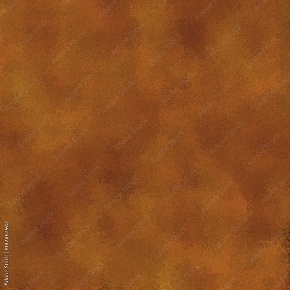 Orange brown abstract spray smudges distressed marble background