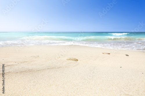 a beautiful beach on a beautiful sunny day 