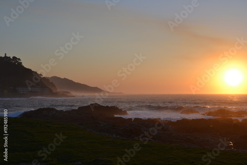 Atardecer en Baiona