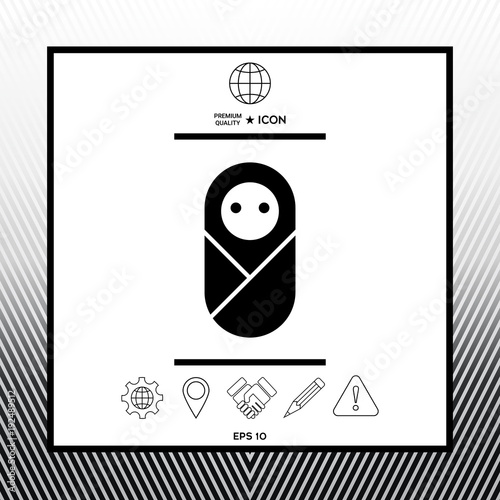 Infant, neonate, newborn icon