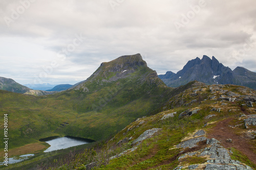 View from the Segla mountain, Norway