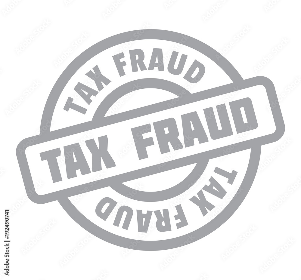 Tax Fraud rubber stamp. Grunge design with dust scratches. Effects can be easily removed for a clean, crisp look. Color is easily changed.