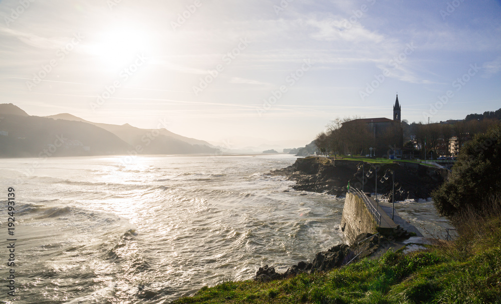 Urban center of Mundaka, Spain