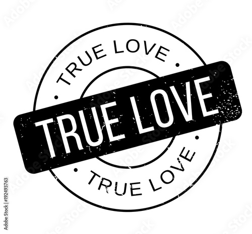 True Love rubber stamp. Grunge design with dust scratches. Effects can be easily removed for a clean, crisp look. Color is easily changed.