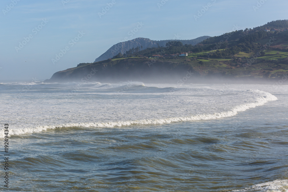 Seascape of Mundaka, Spain