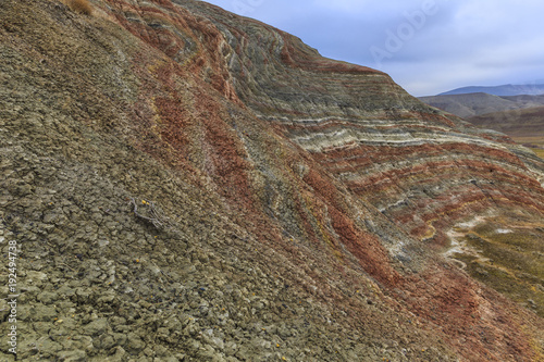 Multi-colored rock