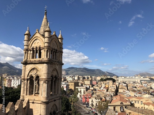 Palermo - panorama dal tetto della Cattedrale