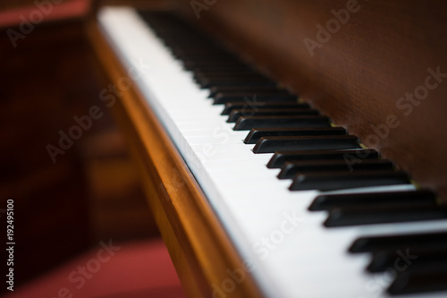 The piano key.