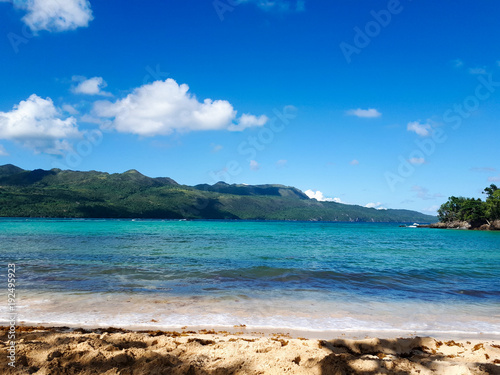 Exotic beach with clear turquoise water