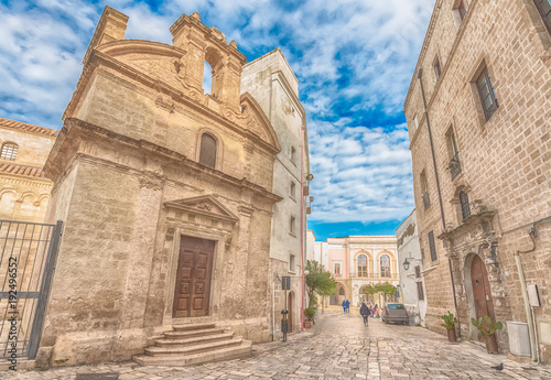 Obraz na plátně Church of St. Mary Amalfitana. Monopoli. Puglia. Italy.