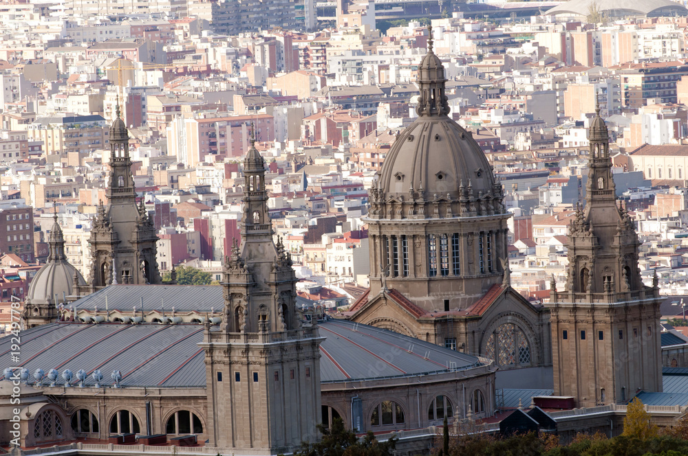 Fototapeta premium Montjuic National Palace