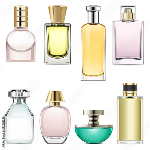 Vector Perfume Icons Set 3
