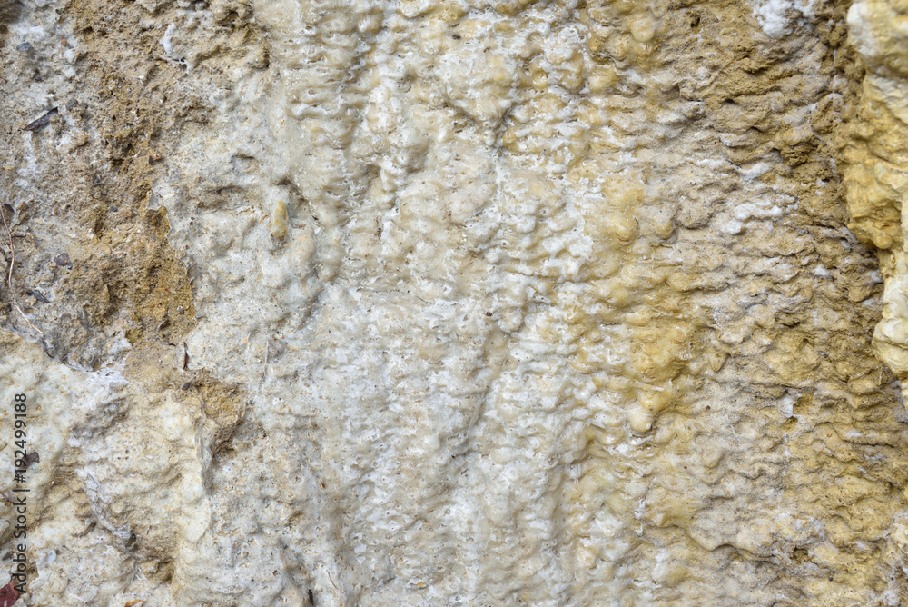 Aragonite Wall in Nature, Raw material Aragonite Wall in Nature, Raw material