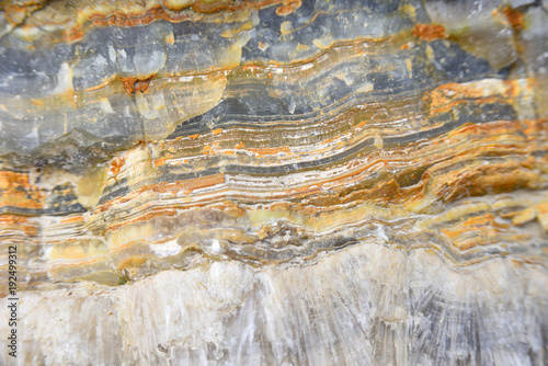 Aragonite Wall in Nature, Raw material photo