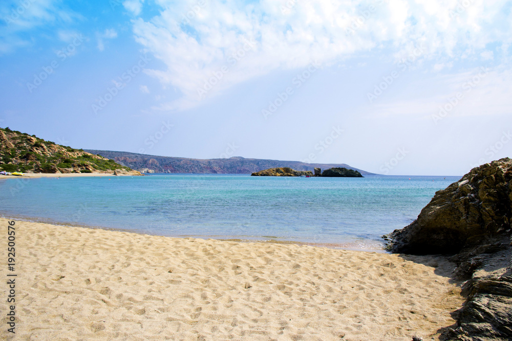 Meravigliosa spiaggia dell'isola di Creta - Grecia