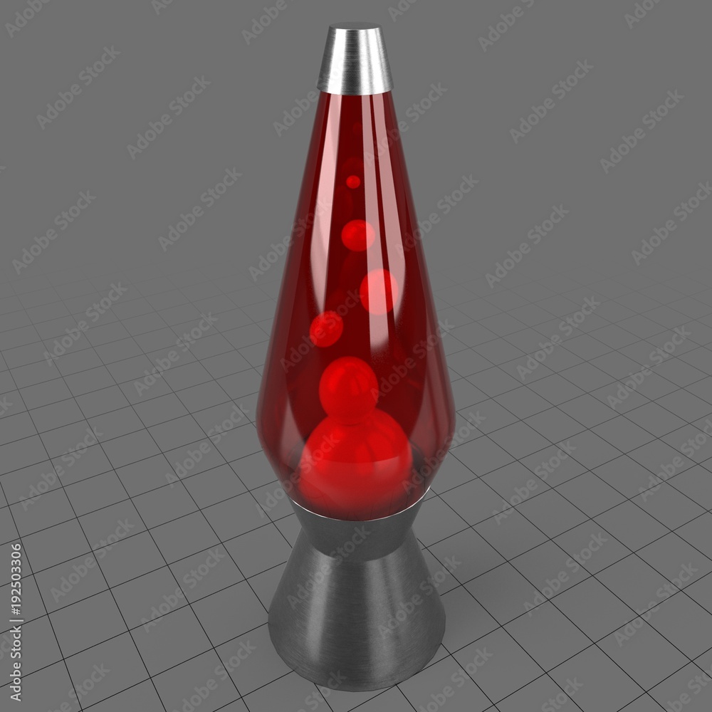 Lava lamp Stock 3D asset | Adobe Stock