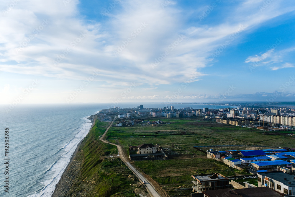 Fototapeta premium Beautiful view of the city of Anapa