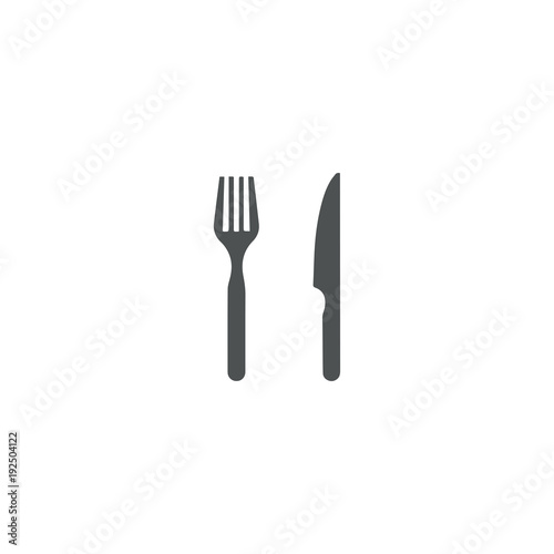 knives and forks icon. sign design