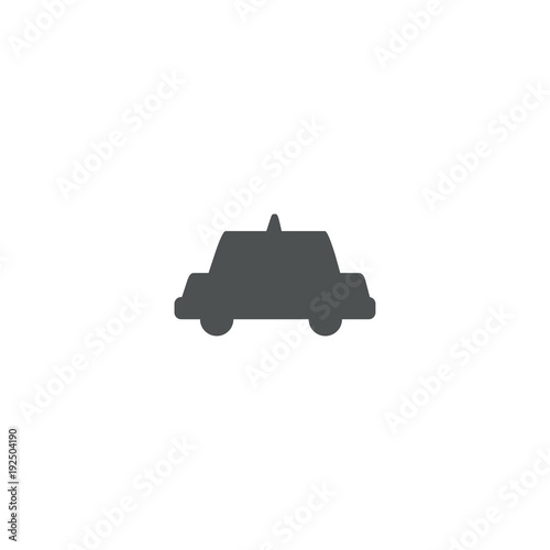 police car icon. sign design