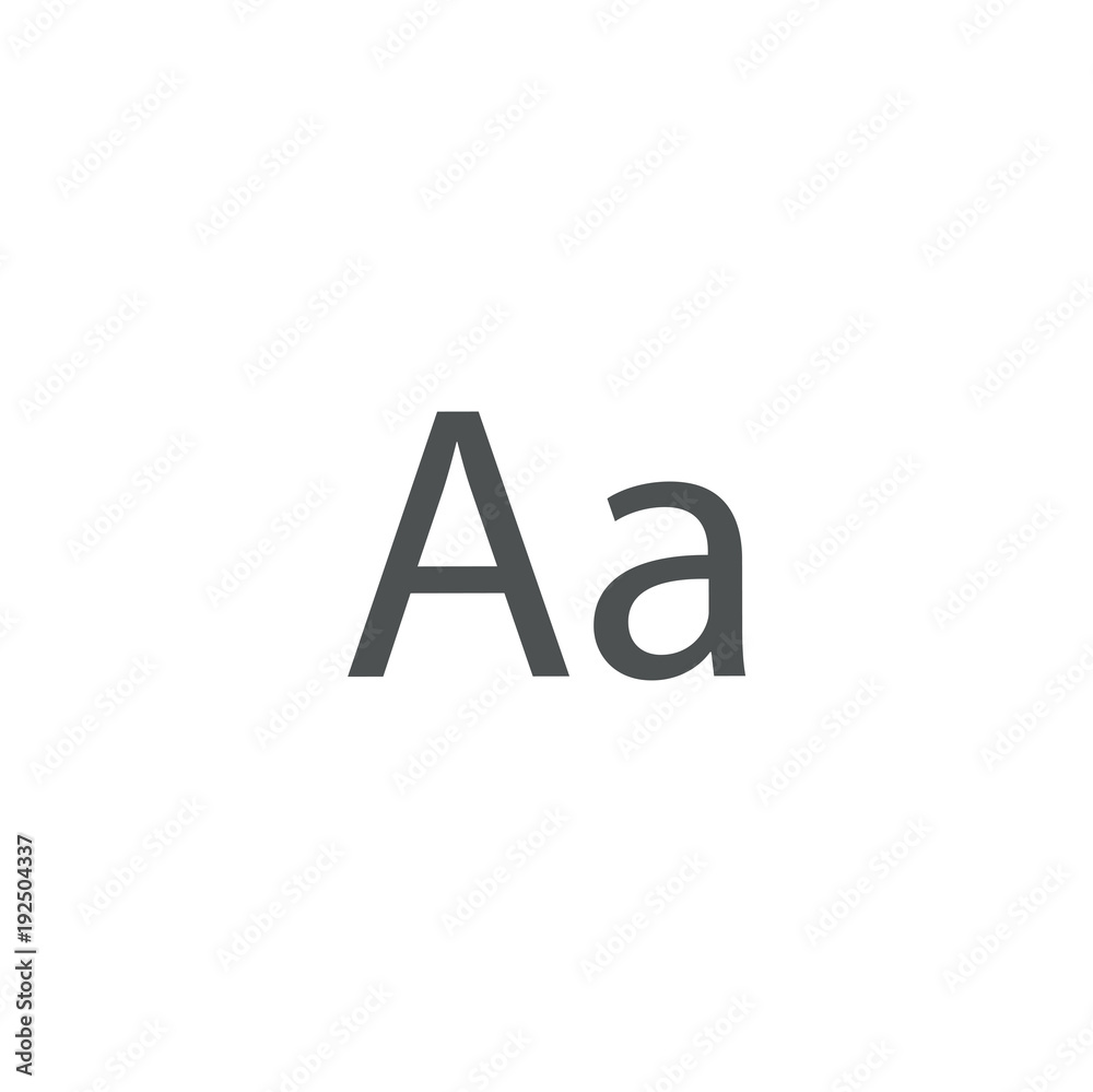 Alfabet icon. sign design Alfabet icon. sign design