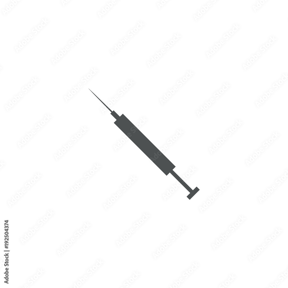 injection icon. sign design