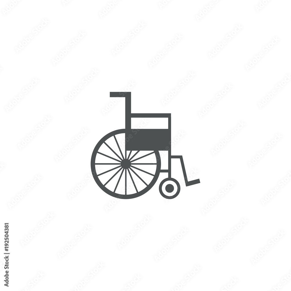 wheelchair icon. sign design