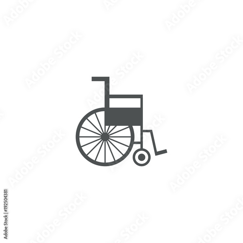 wheelchair icon. sign design