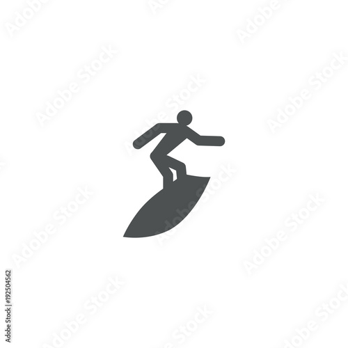 surfing icon. sign design