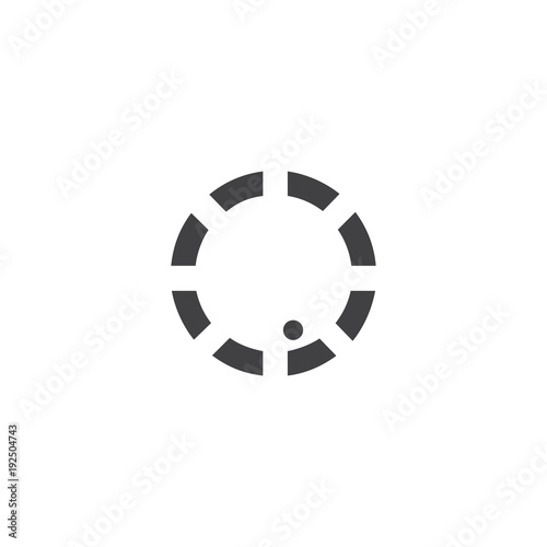 loading icon. sign design