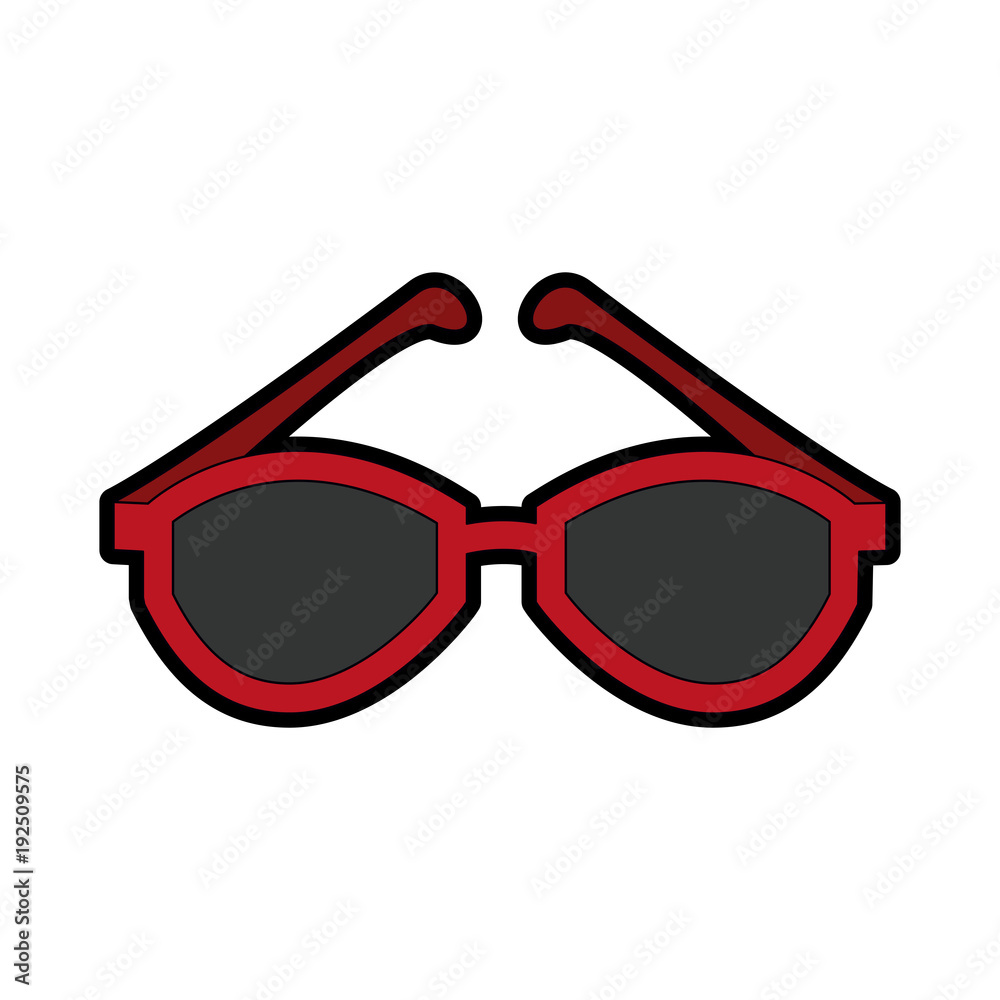 Sunglasses fashion accesory icon vector illustration graphic design Sunglasses fashion accesory icon vector illustration graphic design